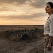 imagen_post_2026_08_15 Mujer parada en un cruce de caminos al atardecer decidiendo liderar tu vida sin mirar el mapa