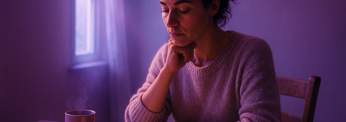 Mujer escribiendo en un cuaderno al empezar el reto Método 5L, primera semana, luz de mañana