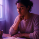 Mujer escribiendo en un cuaderno al empezar el reto Método 5L, primera semana, luz de mañana
