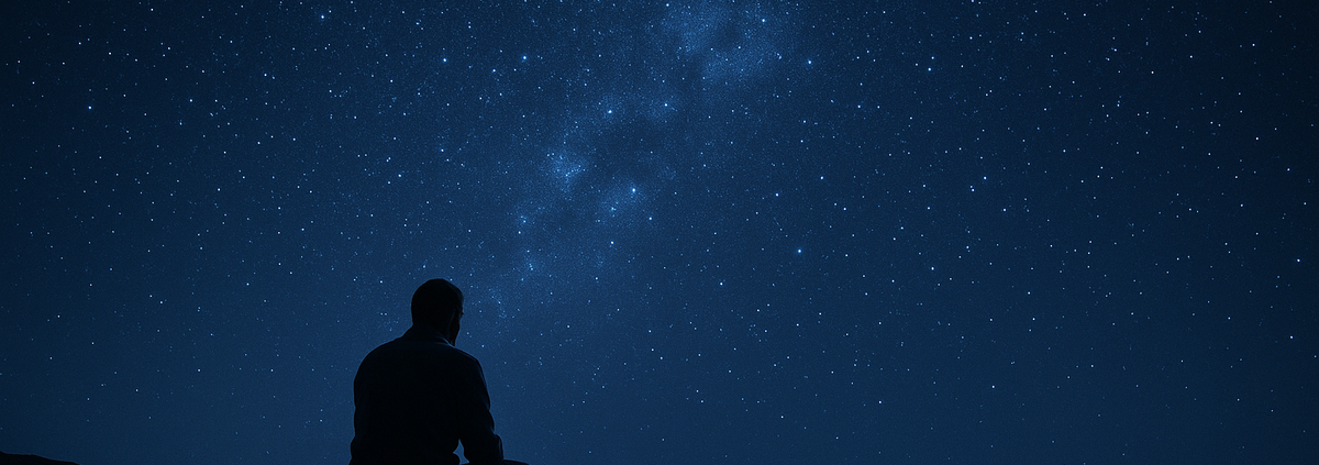 Hombre sentado a oscuras al borde de la cama al amanecer, una franja de luz cruza el suelo: noche oscura del alma