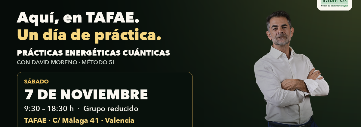 Prácticas energéticas en Valencia: David Moreno en el cartel del Nivel I del sábado 7 de noviembre en TAFAE